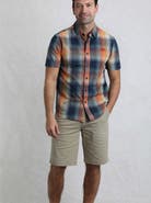 Weird Fish Judd Short Sleeve Check Shirt
