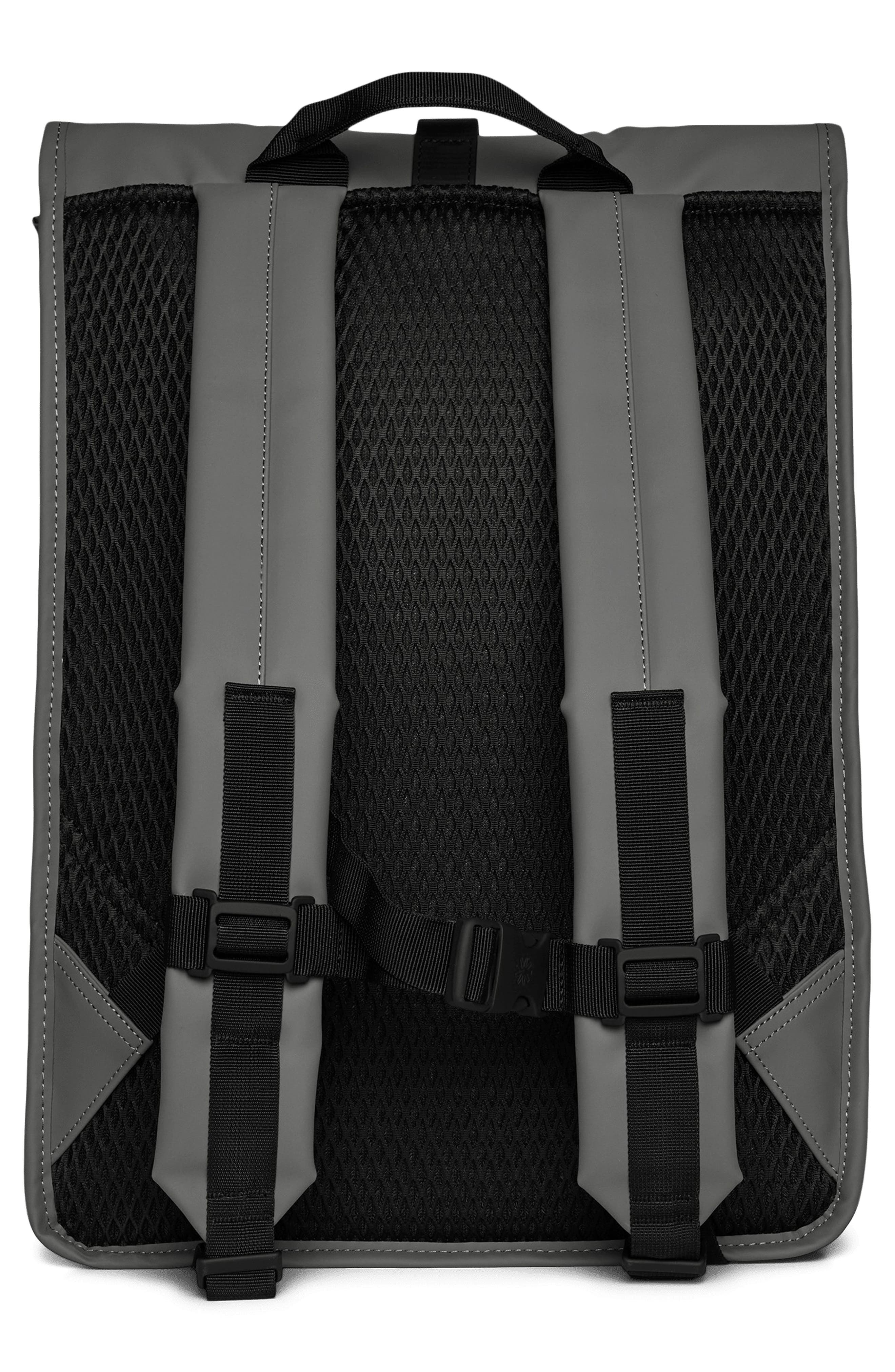Rains Rolltop Waterproof Rucksack, Alternate, color, Grey