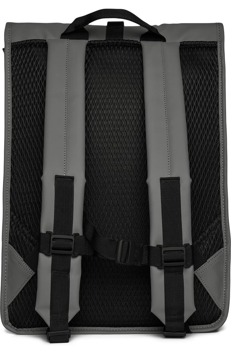 Rains Rolltop Waterproof Rucksack, Alternate, color, Grey
