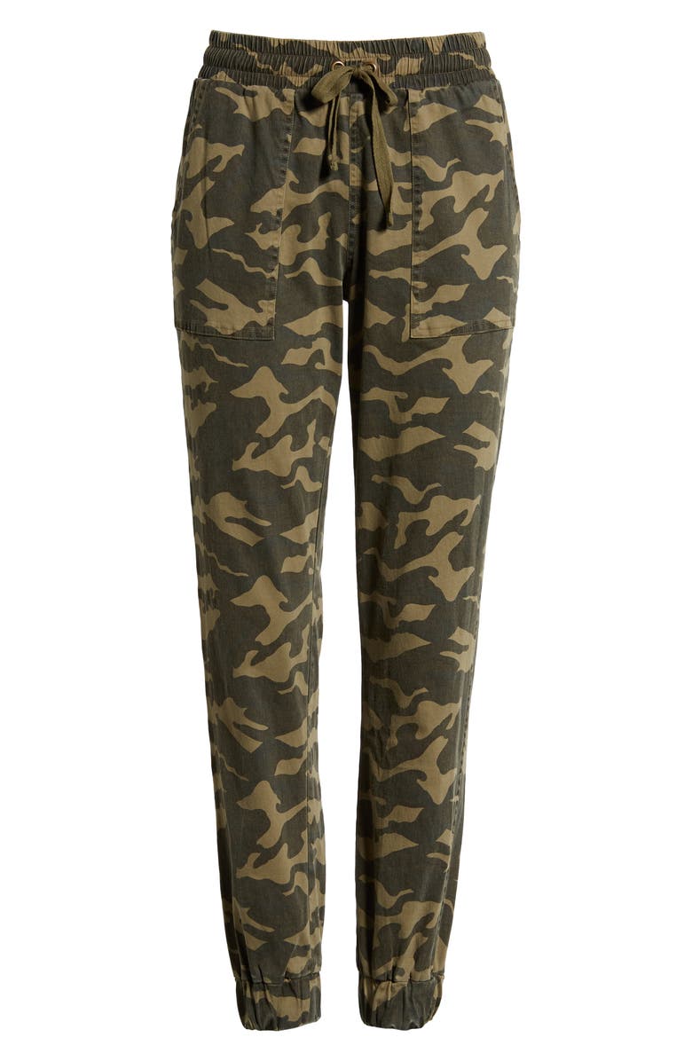 Kersh Camo Patch Pocket Jogger Stretch Cotton Pants, Alternate, color, 