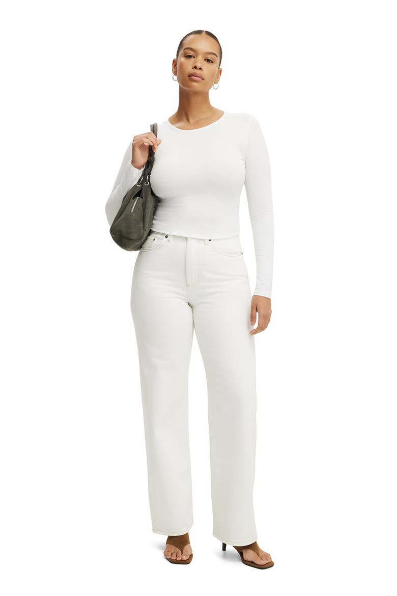 Women's Everyday Smooth Long Sleeve, Alternate, color, White