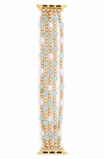 Bead & Faux Pearl Apple Watch® Watchband
