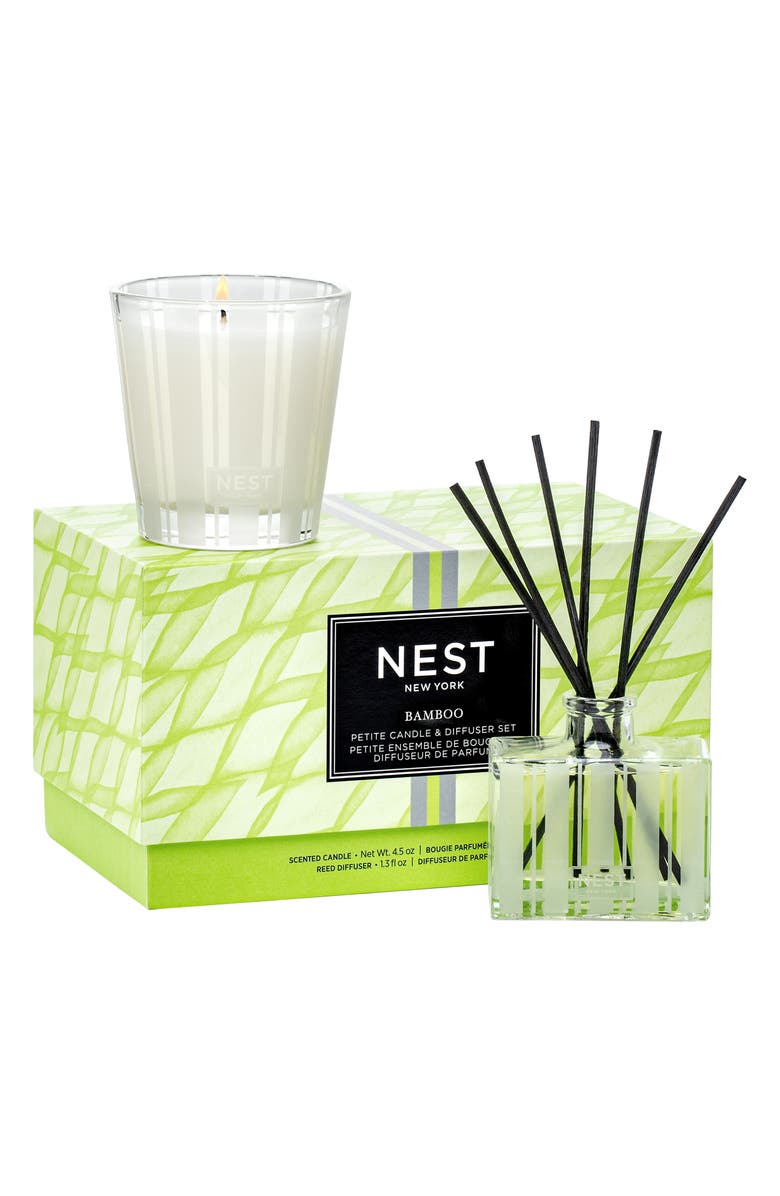 NEST New York Bamboo Scented Candle & Diffuser Set, Alternate, color, 
