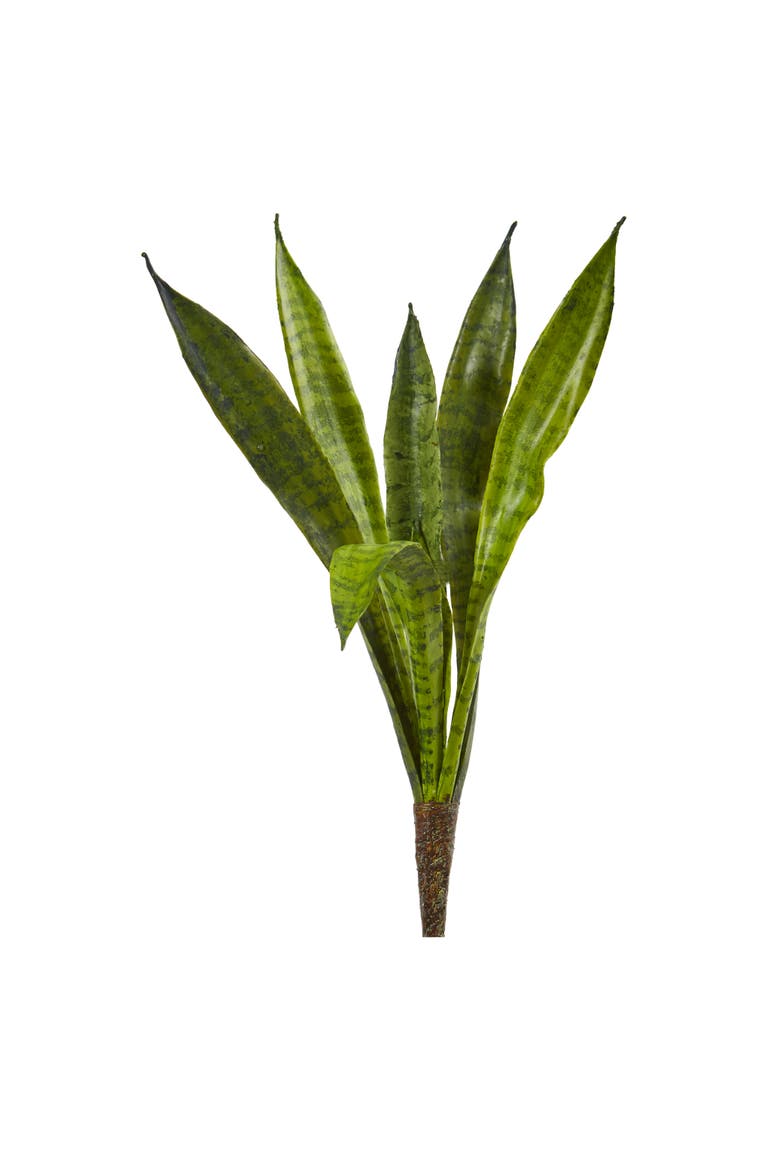 20-in Artificial Sansevieria Snake Plant, Main, color, Green