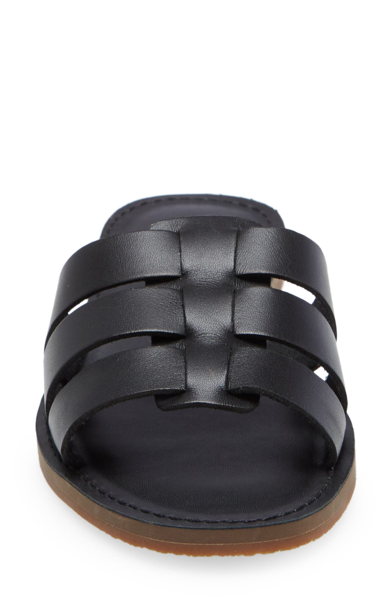 Madewell The Boardwalk Fisherman Slide Sandal, Alternate, color, 