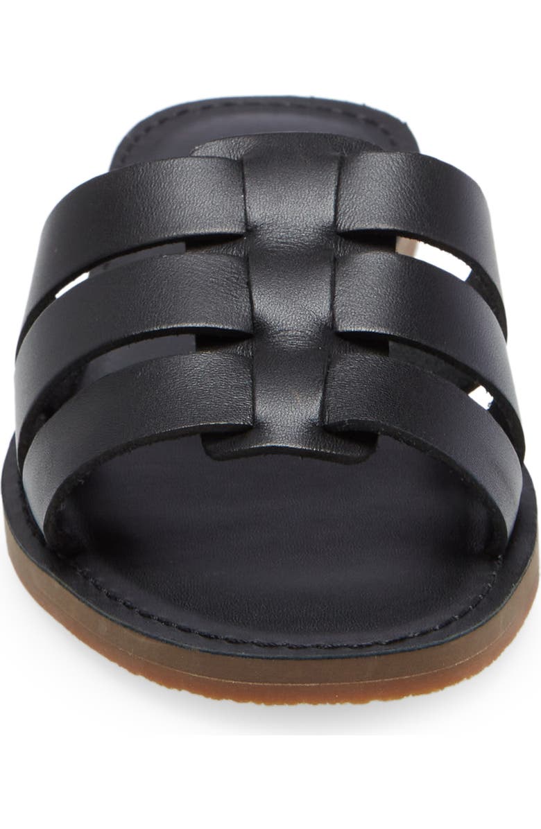 Madewell The Boardwalk Fisherman Slide Sandal, Alternate, color,