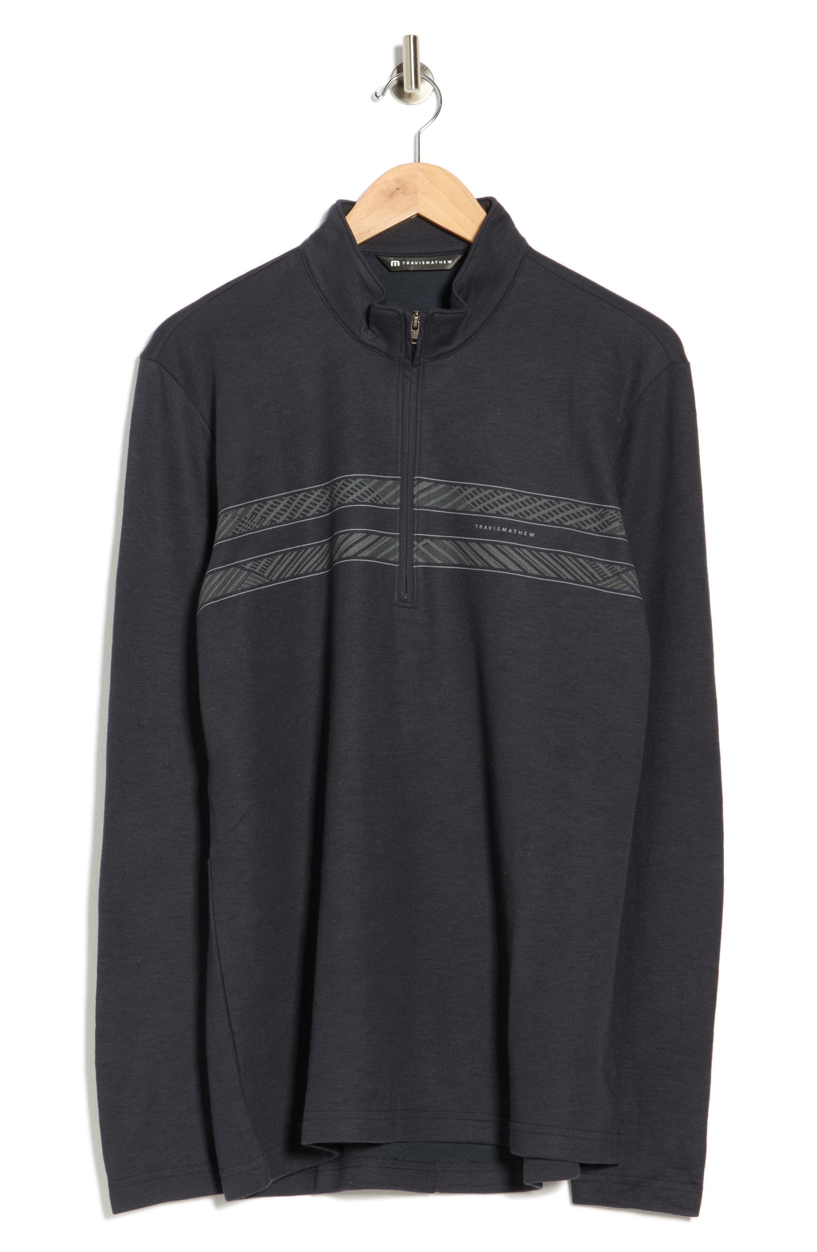 TravisMathew Continent Edge Quarter Zip Pullover