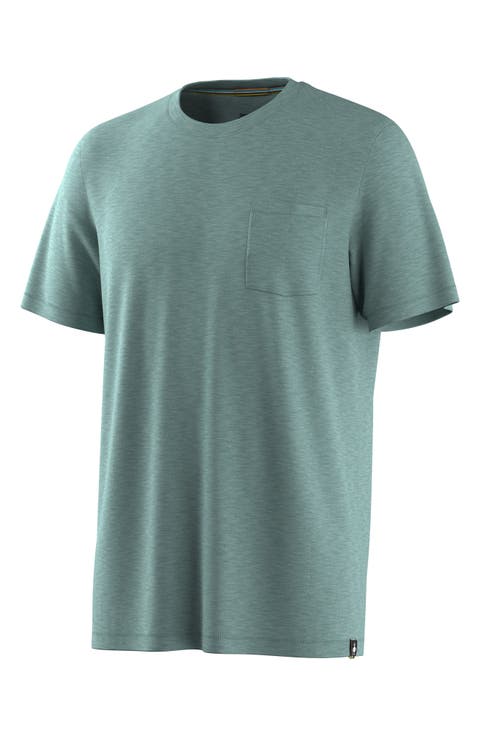 Merino Wool Blend Pocket T-Shirt