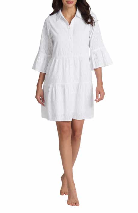 Tommy Bahama Cotton Cover-Up Shirtdress