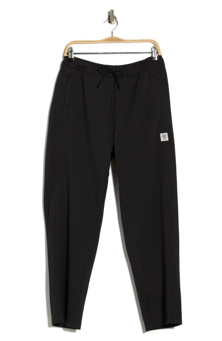 Reigning Champ Double Knit Rally Relaxed Performance Pants, Alternate, color, Black