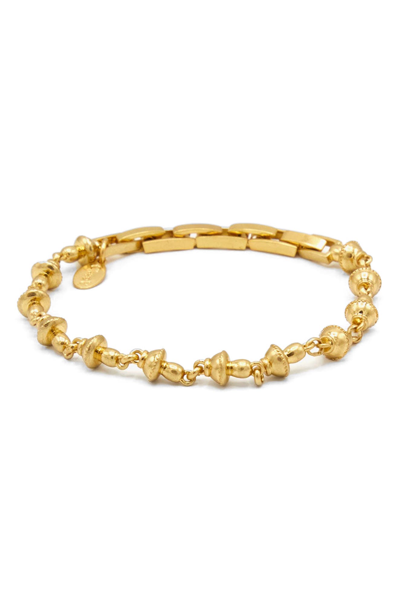 Clare V. Petite Mushroom Link Bracelet