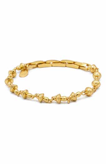 Petite Mushroom Link Bracelet
