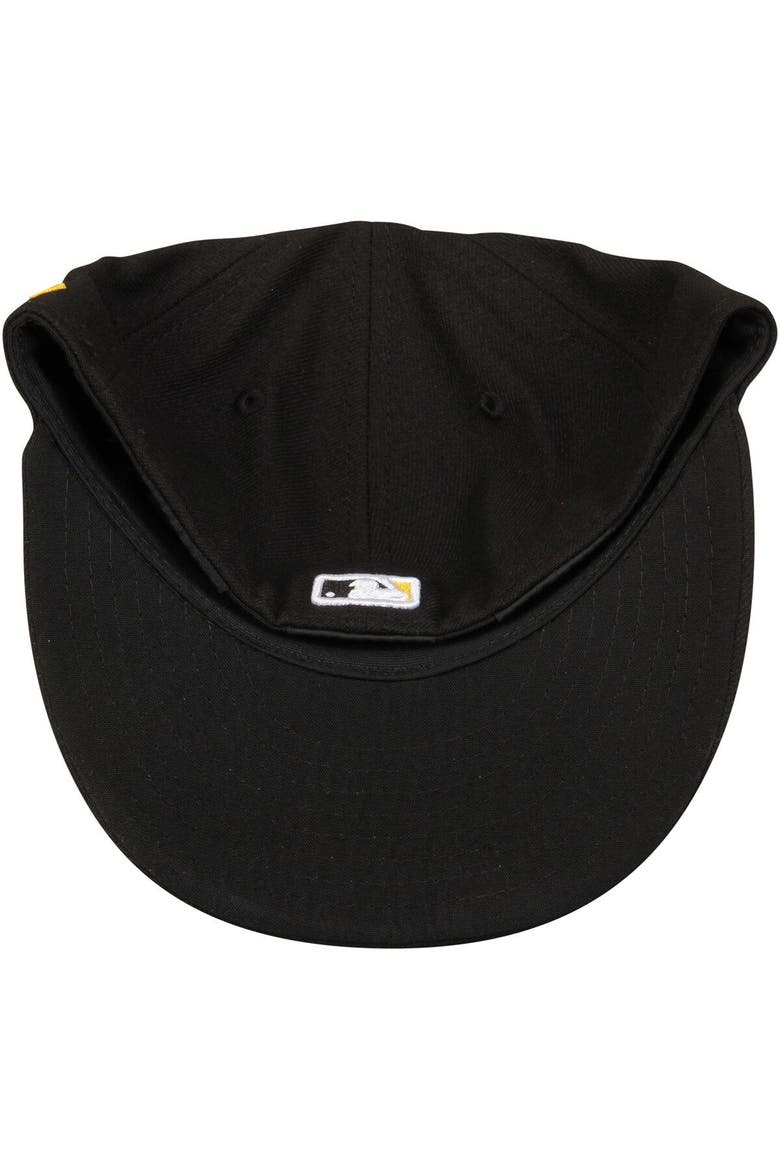 Men's New Era Black Pittsburgh Pirates Authentic Collection On Field Low Profile Game 59FIFTY Fitted Hat, Alternate, color, BLACK