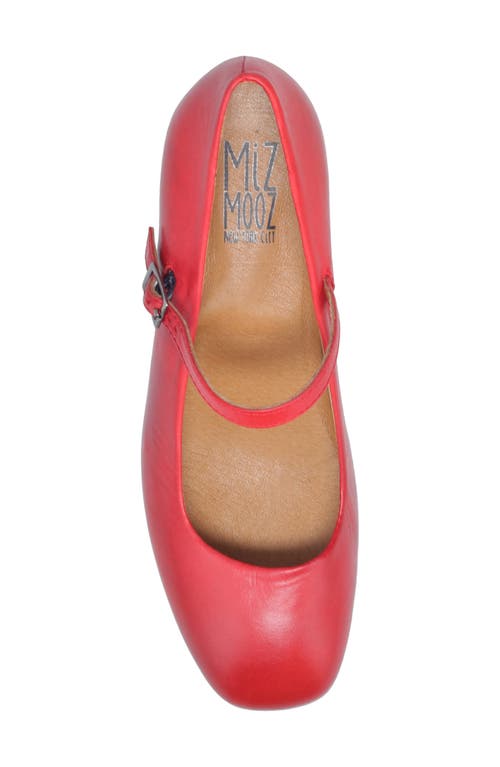 Miz Mooz Gabbie Mary Jane Pump In Red