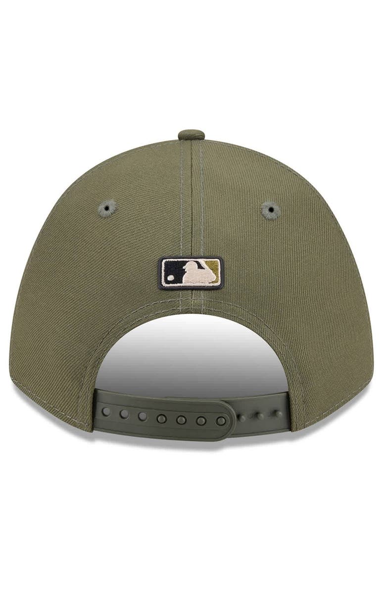 New Era Men's New Era  Olive Toronto Blue Jays 2026 Armed Forces Day 9FORTY Adjustable Hat, Alternate, color, 