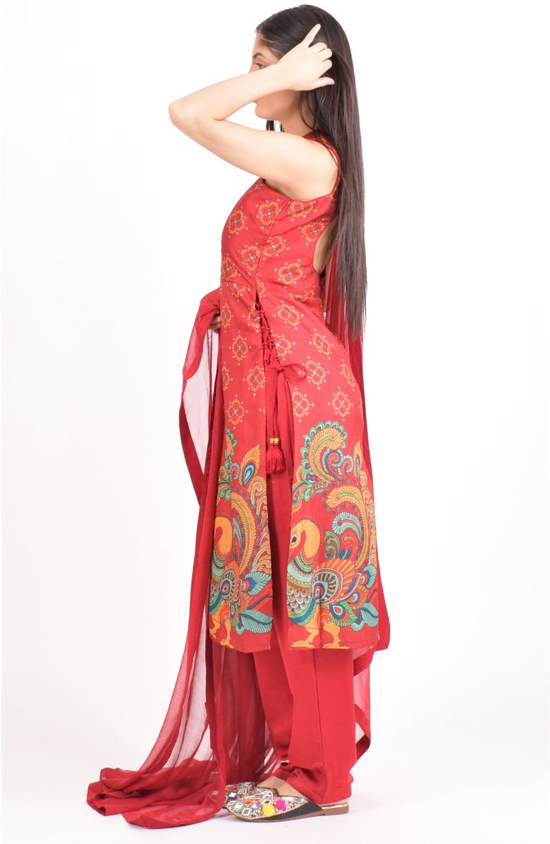 RAAS Noel Silk Salwar Kameez, Alternate, color, Red