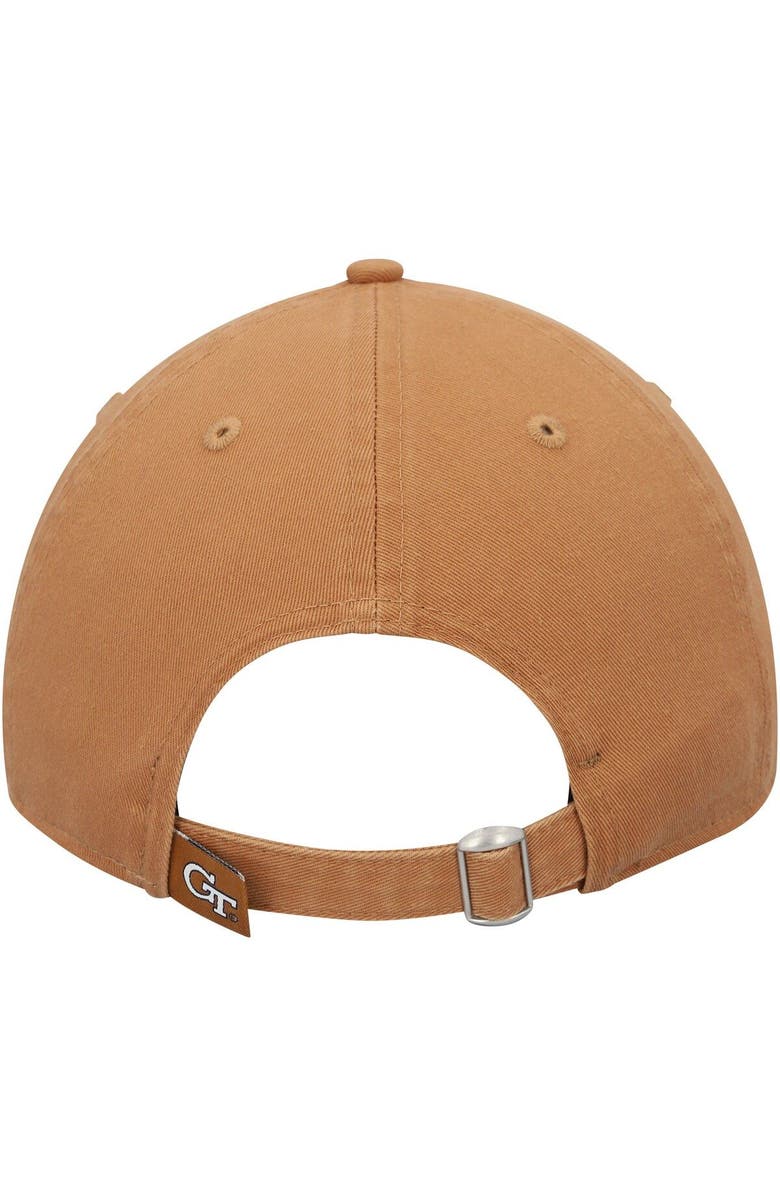 New Era Men's New Era Khaki Georgia Tech Yellow Jackets Core Classic 2.0 9TWENTY Adjustable Hat, Alternate, color,