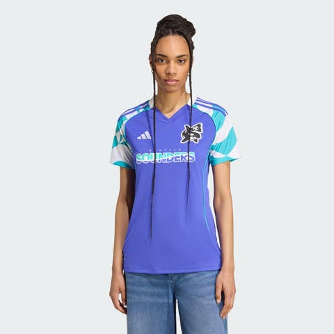 Women's adidas Blue Seattle Sounders FC 2025 Third Replica Jersey