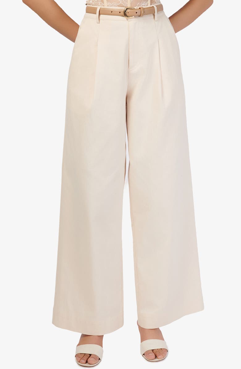 CAMI NYC Jetta High Waist Cotton Wide Leg Pants, Main, color, 