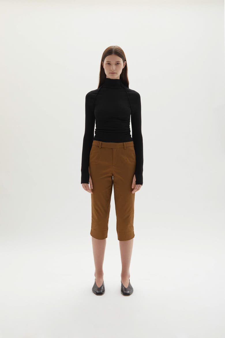 Sara Capri Pants, Main, color, Olive