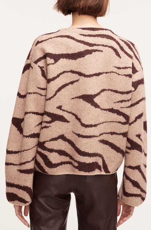 REBECCA TAYLOR REBECCA TAYLOR ZEBRA JACQUARD CROPPED JACKET 