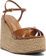 Schutz Keefa Platform Wedge Ankle Strap Sandal