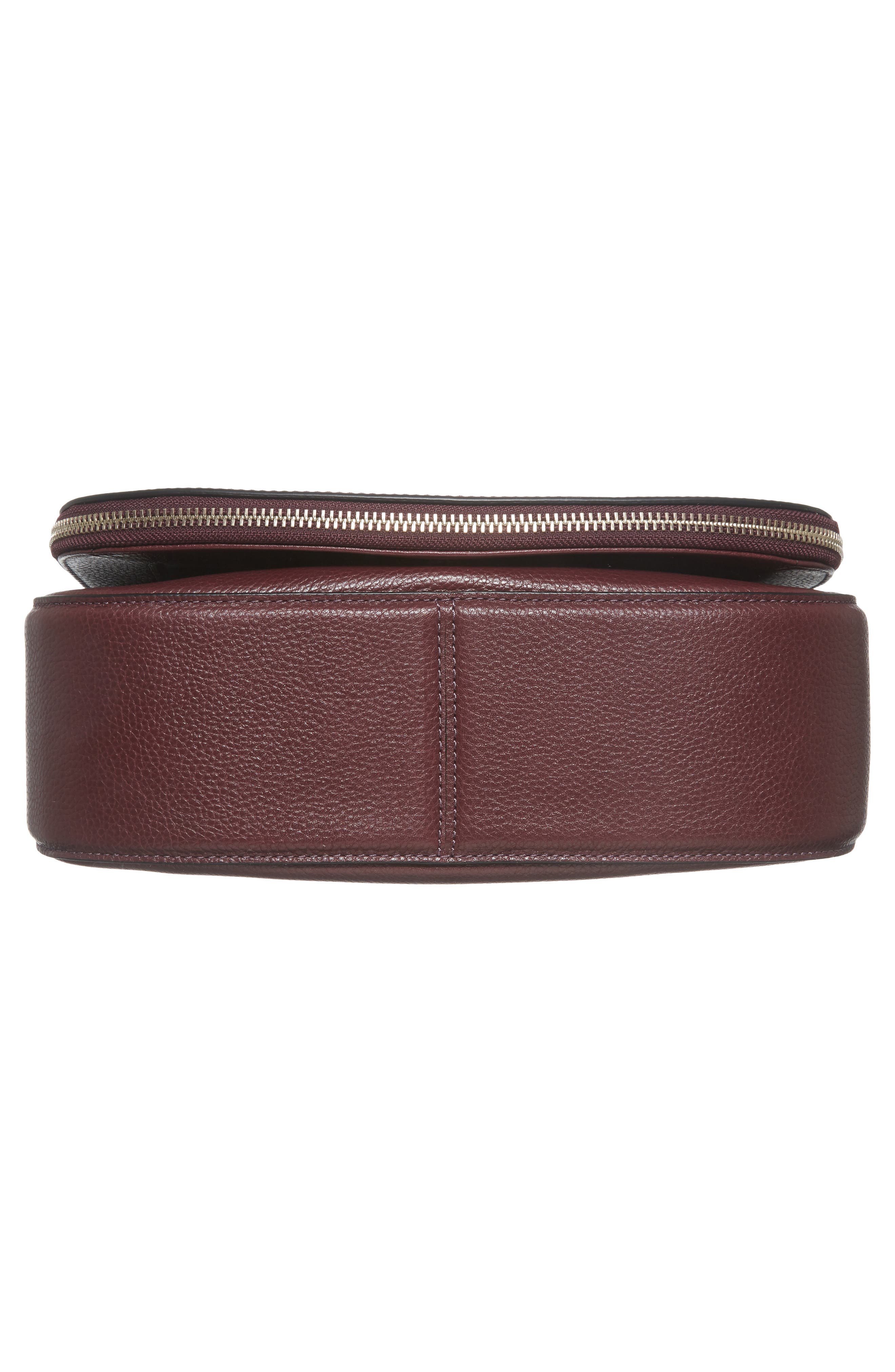 Recruit Nomad Pebbled Leather Crossbody Bag, Alternate, color, BLACKBERRY