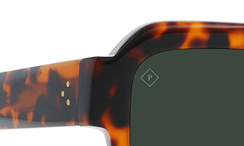 Raen Mystiq 52mm Polarized Square Sunglasses In Brown