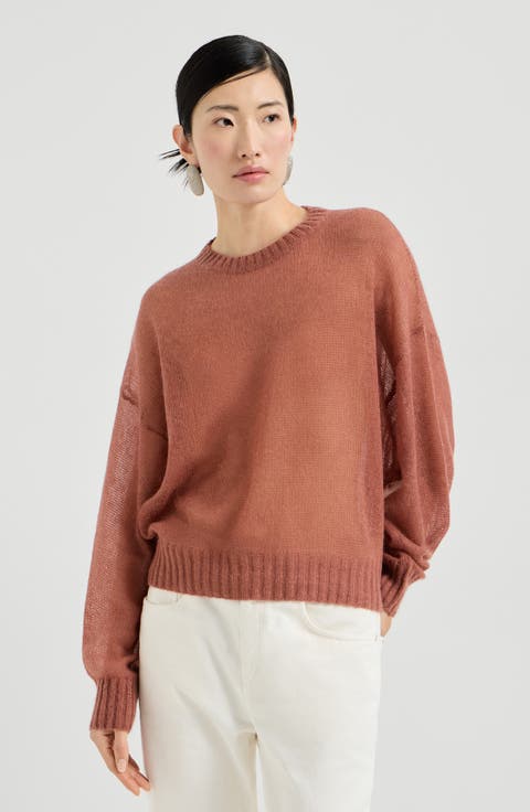 Mohair and wool sweater