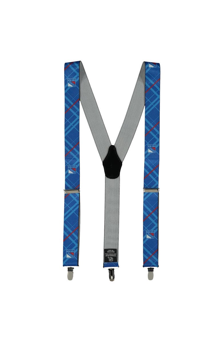 EAGLES WINGS Men's Blue New York Rangers Suspenders, Main, color, Blue