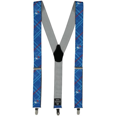 Men's Blue New York Rangers Suspenders