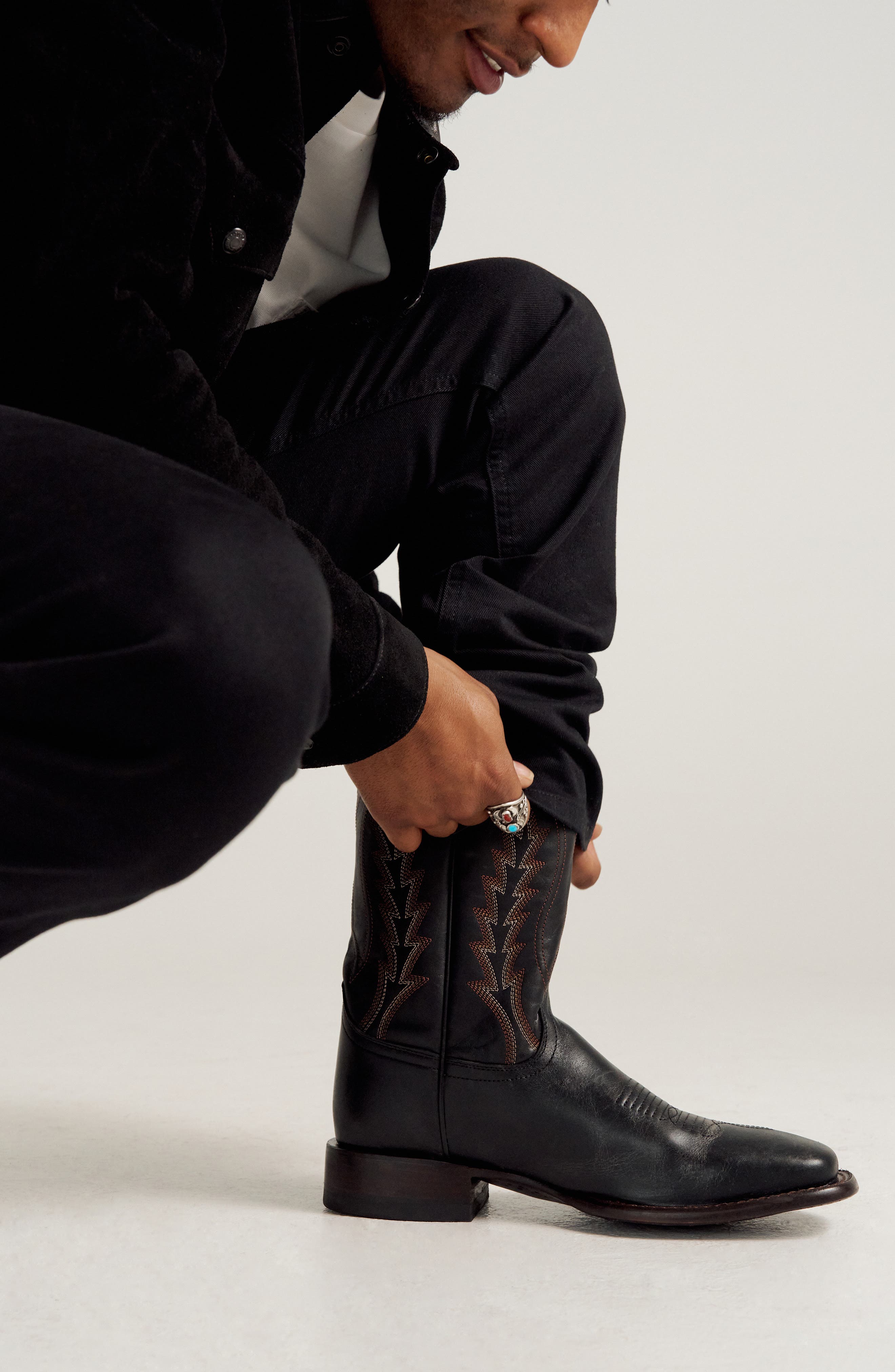 Tecovas The Doc Boot, Alternate, color, Midnight