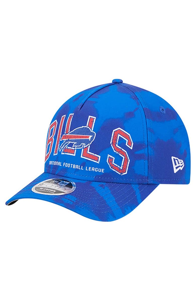New Era Men
s New Era Royal Buffalo Bills Tie Dye Fade 9Forty M-Crown A-Frame Adjustable Hat, Main, color, Royal