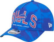 New Era Men's New Era Royal Buffalo Bills Tie Dye Fade 9Forty M-Crown A-Frame Adjustable Hat