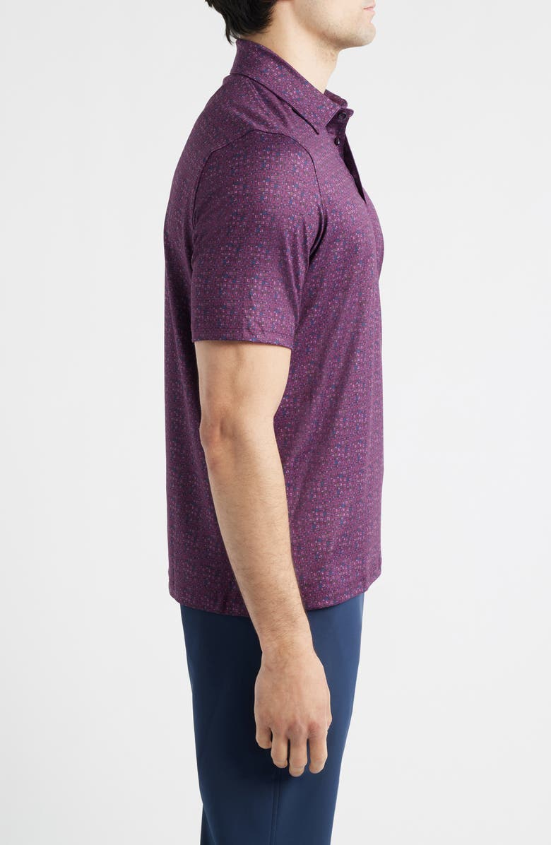 Johnston & Murphy XC<sup>®</sup> Apex Performance Polo, Alternate, color, Burgundy Vino