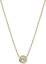 Anzie Mélia Kate Solitaire Pendant Necklace