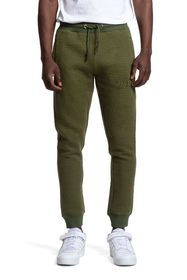 Phineas Cotton Joggers, Main, color, DARK GREEN