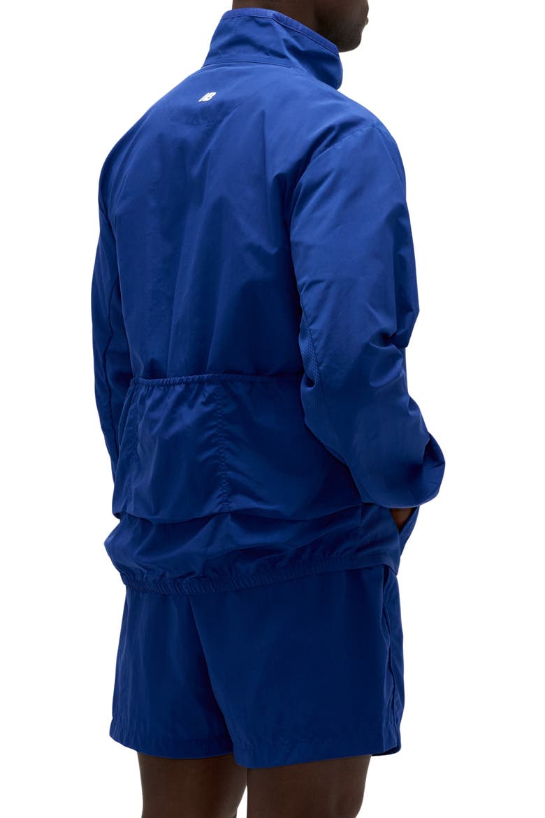 Made in USA Water Resistant Nylon Cycling Jacket, Alternate, color, INKWELL