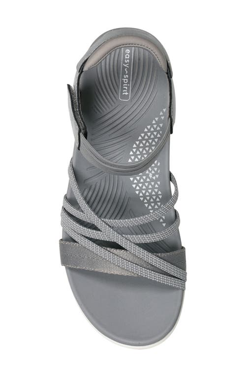 Easy Spirit Winsow Wedge Sandal In Grey
