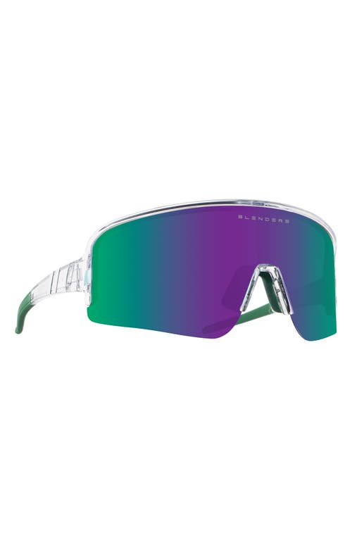 Blenders Eyewear Eclipse X2 140mm Polarized Shield Sunglasses In Multi