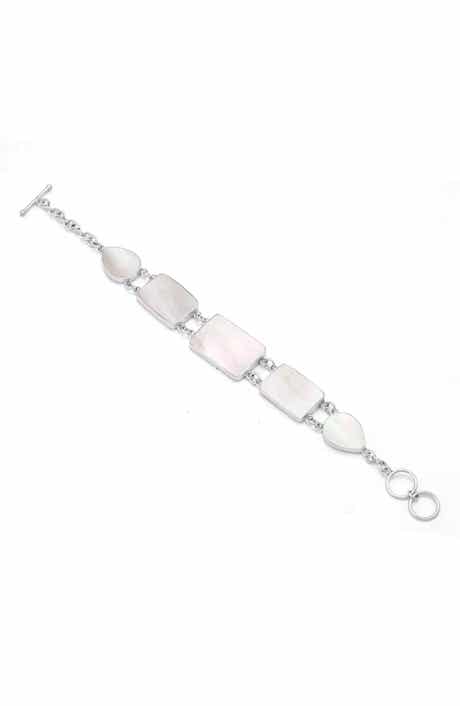 SAMUEL B. Sterling Silver Station Line Bracelet