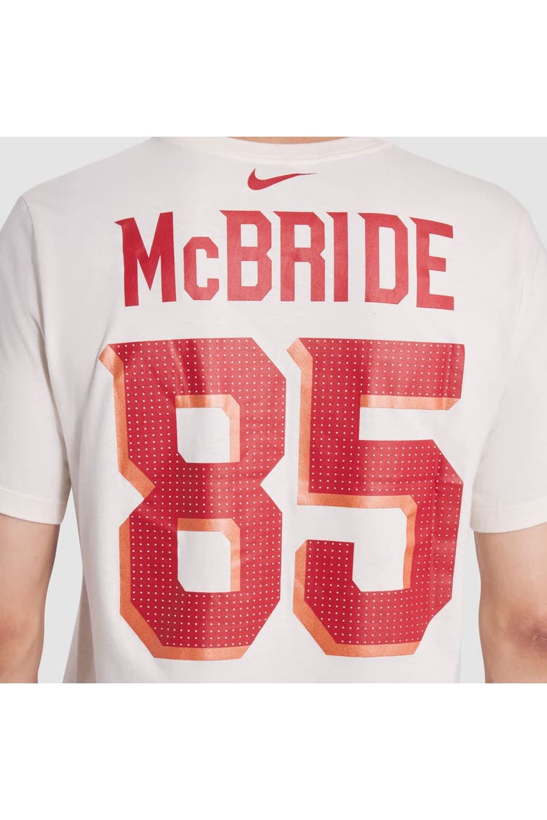 Men's Nike Trey McBride Natural Arizona Cardinals 2025 Rivalries Collection Player Name & Number T-Shirt, Alternate, color, Natural