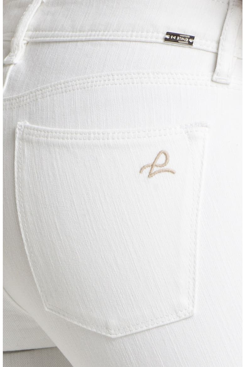 'Angel' Ankle Cigarette Jeans, Alternate, color, MILK