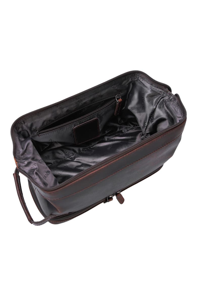 Buffalo Collection Organizer Toiletry Bag, Alternate, color, BROWN