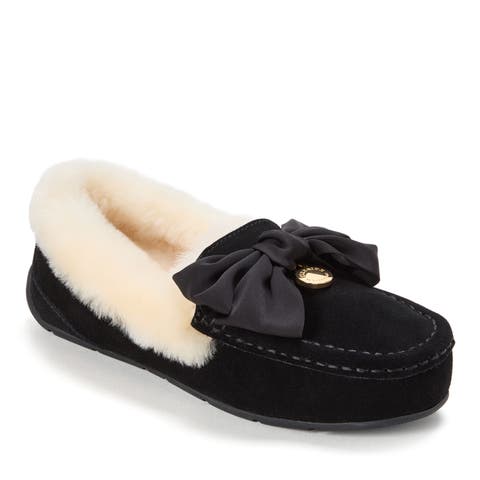 Fireside Mel Dream Bow Moccasin Slippers