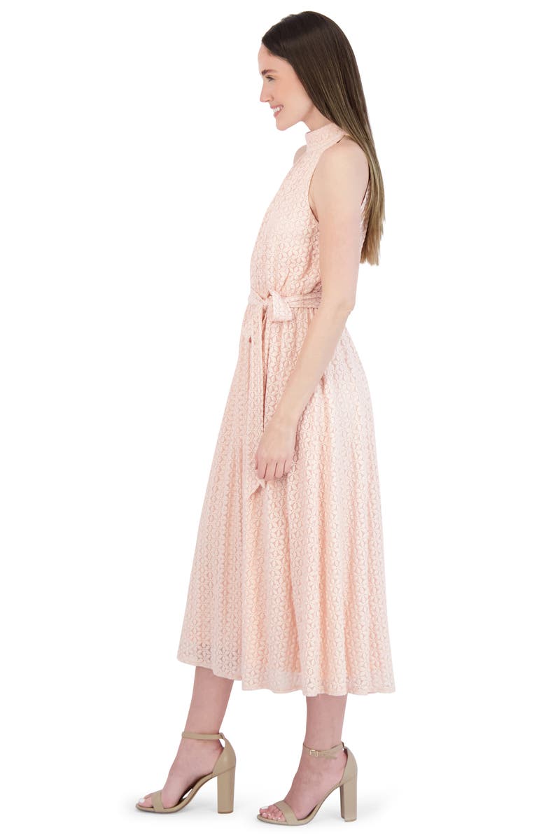 Robbie Bee Mock Neck Midi Dress, Alternate, color, 