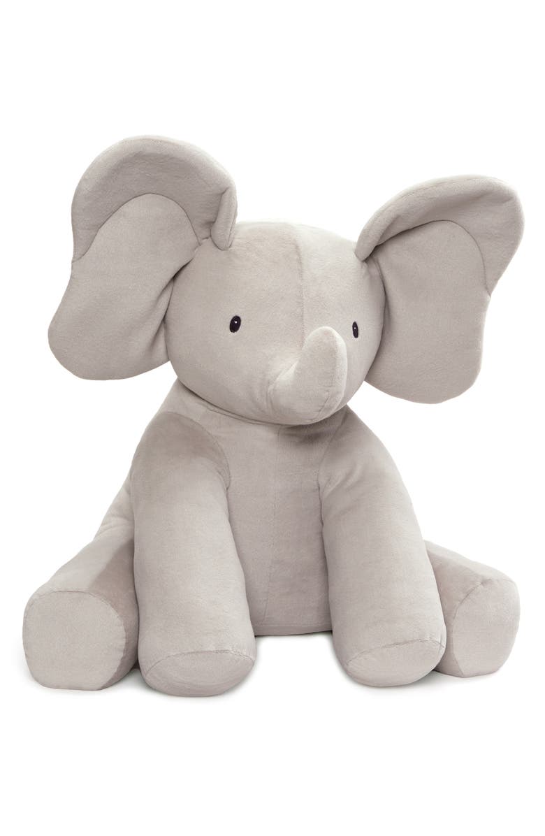 Gund Jumbo Flappy The Elephant Plush Toy, Main, color, Grey