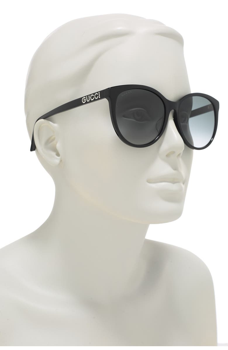 Gucci 56mm Cat Eye Sunglasses, Alternate, color,
