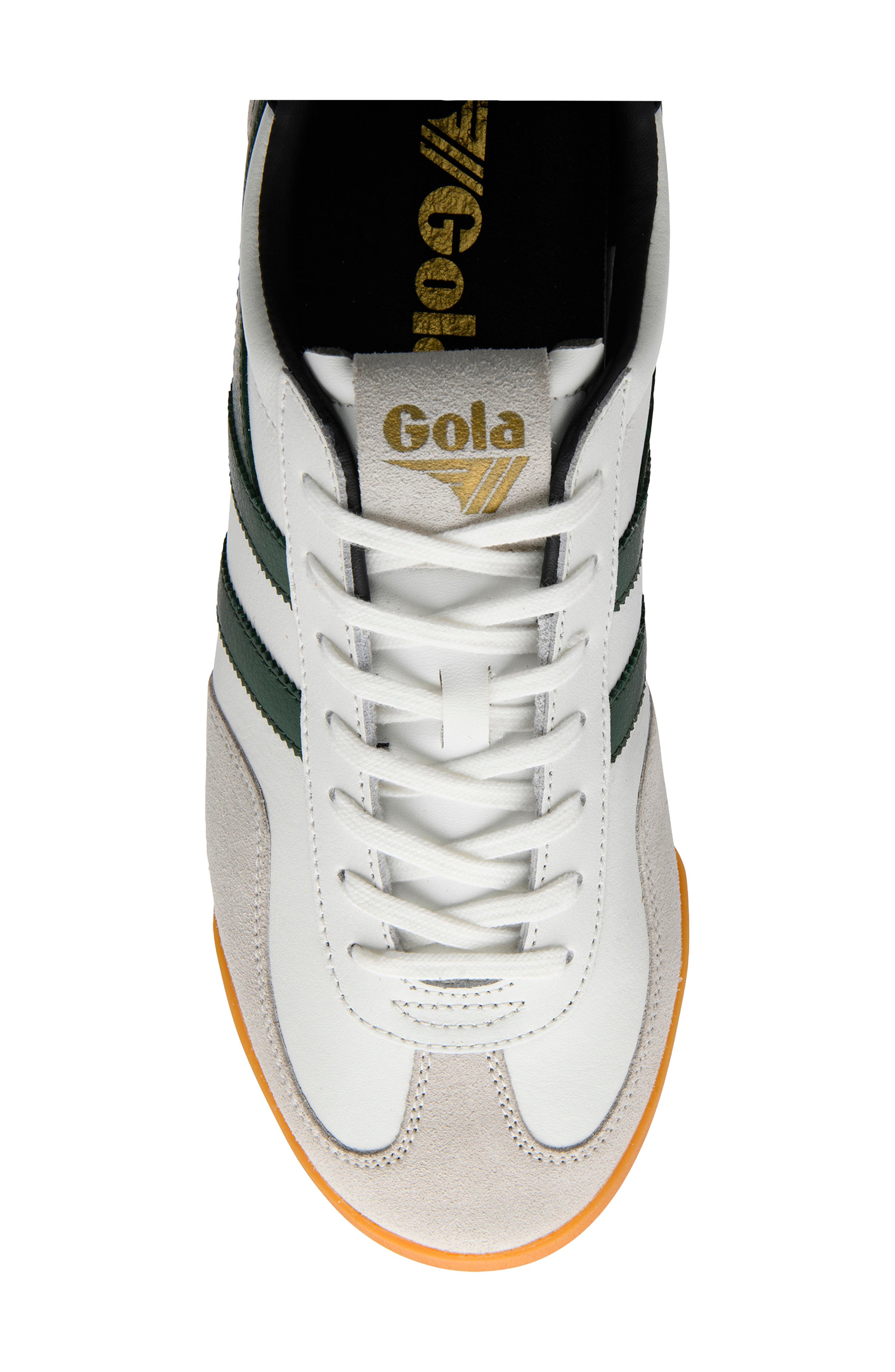 Gola Europa Sneaker, Alternate, color, White/ Evergreen/ Black