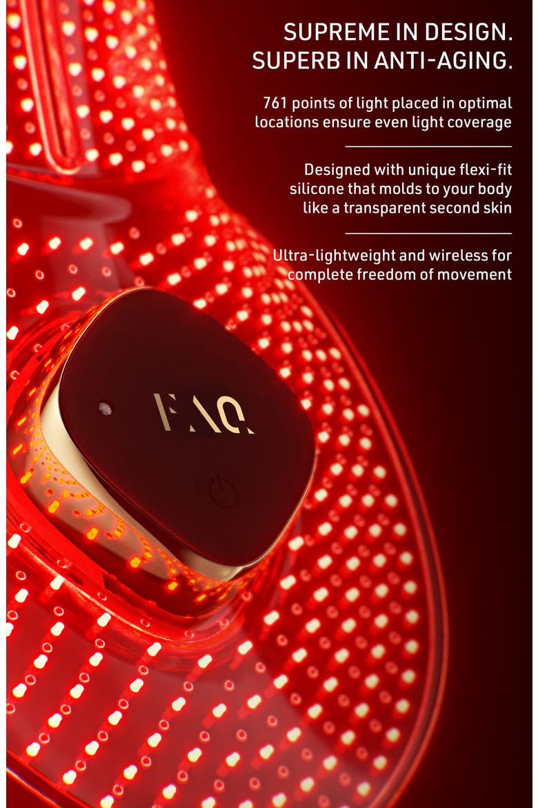 FAQ™ 211 Silicone LED + Near-Infrared Neck & Décolleté Mask, Alternate, color, NONE